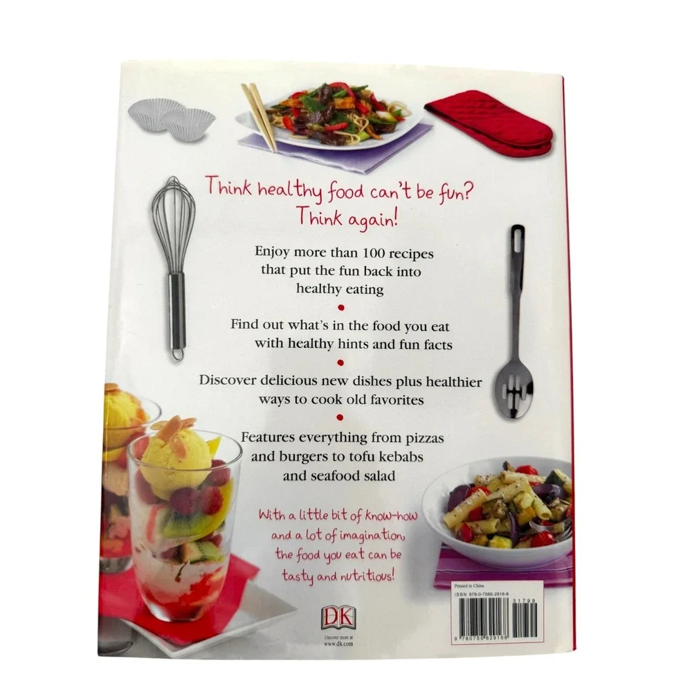Kids Fun & Healthy Cookbook Nicola Graimes DK Over 100 Recipes Hardcover 2007